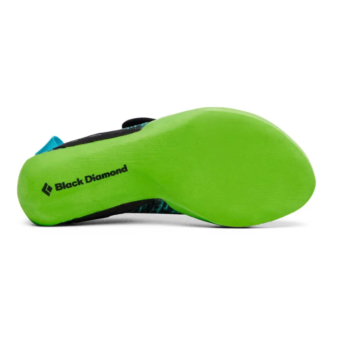 Zapato Para Escalada Black Diamond Momentum Kids Envy Green - Talla 25 - Azul